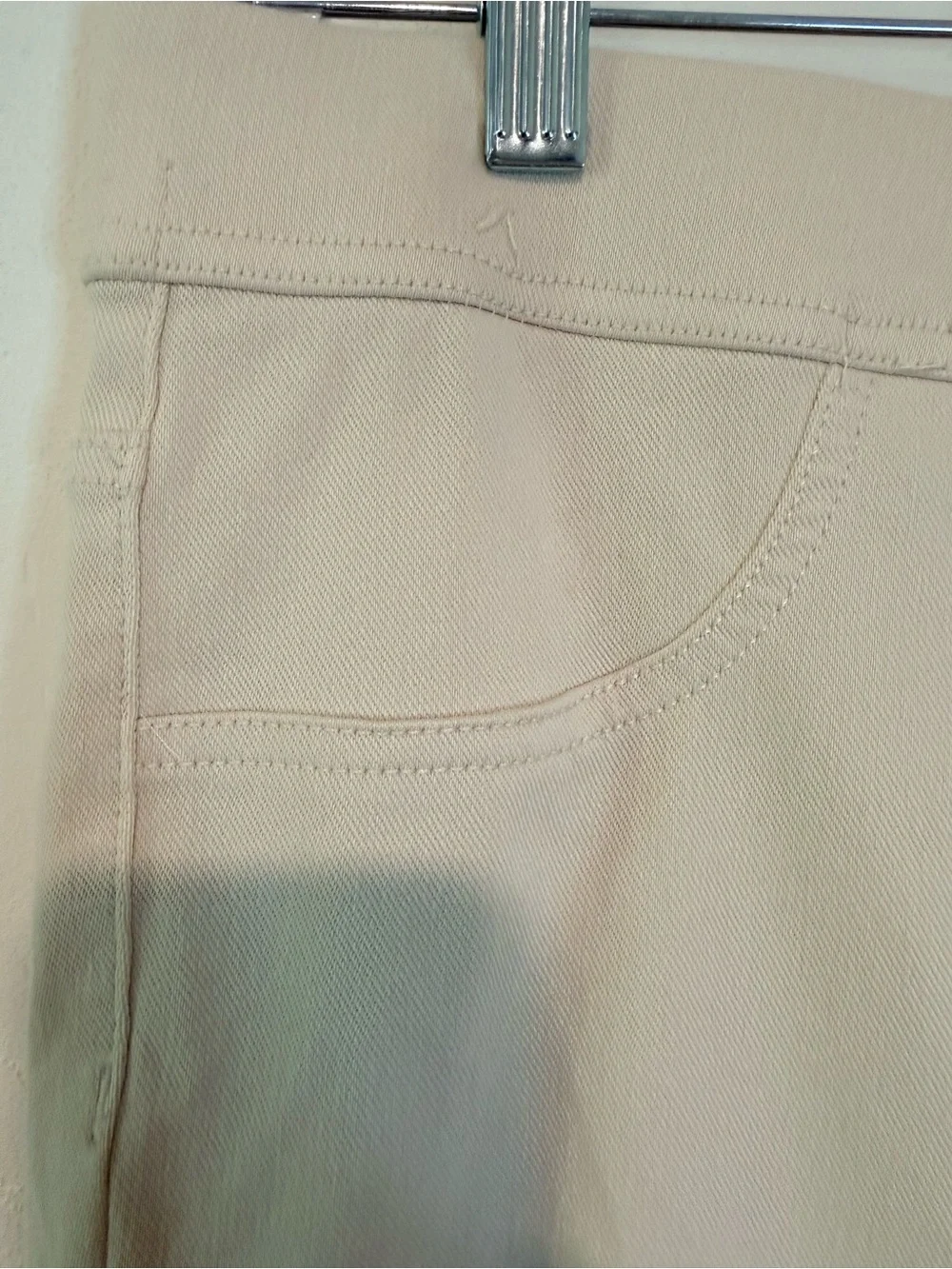 Time and Tru Pull On Beige Ankle Pants XL 16-18 Stretch Career Casual
